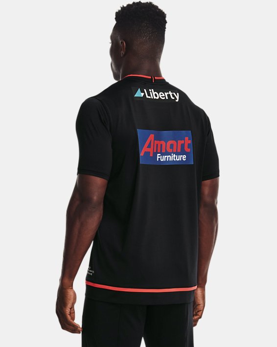 Men's EFC 2022 Training T-Shirt, Black, pdpMainDesktop image number 1